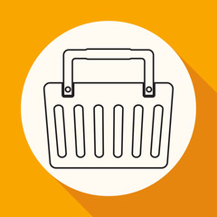 Shopping basket icon