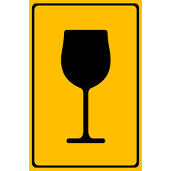 Wine glass icons set great for any use. Vector EPS10.