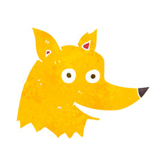 cartoon fox head
