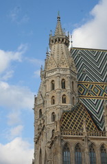 Detail of St Stephen's Cathedral, Vienna