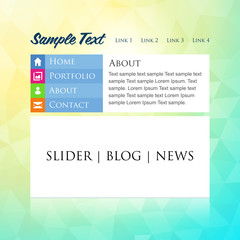 Modern Layout of Web Site