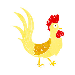 cartoon cockerel