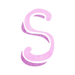 cartoon letter S