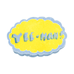 cartoon yeehah symbol