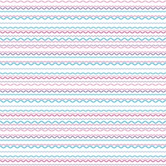 Wavy Horizontal Lines Seamless Pattern