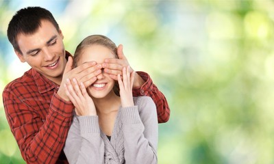 Smiling Couple.