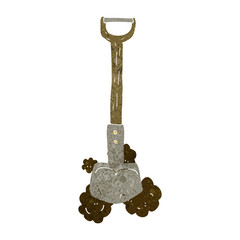 cartoon shovel
