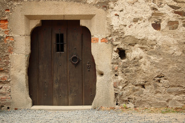 Photo of old door and part of the wall