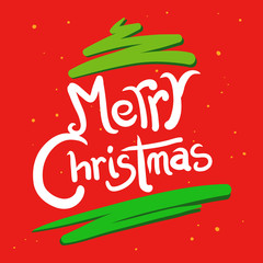 Christmas Greetings in Hand Writing