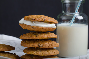 Homemade Oatmeal Cream Pie Cookies