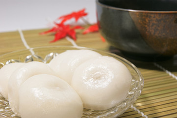 みたらし団子とお抹茶