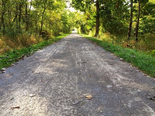 Part of the towpath trail in Cuyahoga Valley National Park