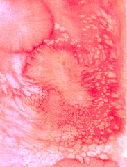 Pink abstract watercolor background