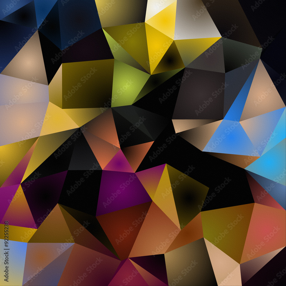 Poster angular abstract
