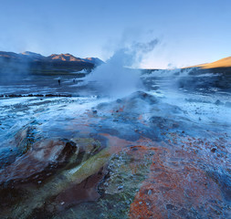 Tatio geysers, Atacama desert, Chile