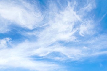 Obraz premium White cloud on blue sky