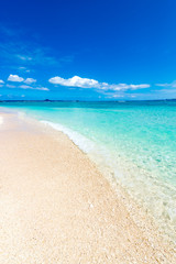 Sea, beach, landscape. Okinawa, Japan, Asia.