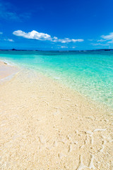 Sea, beach, landscape. Okinawa, Japan, Asia.