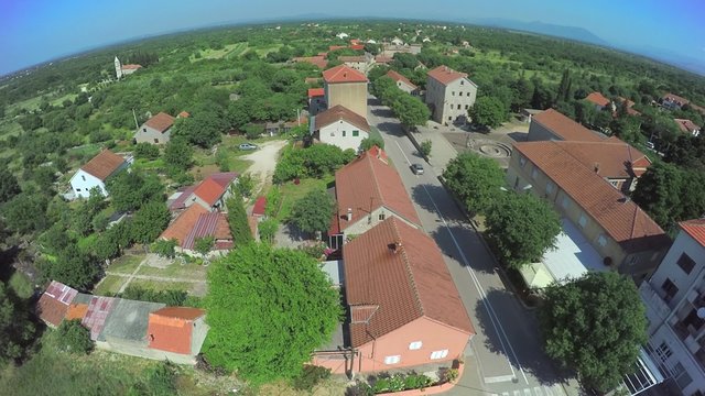 Dalmatian hinterland, aerial shot