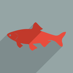 Flat icons modern design with shadow of ide