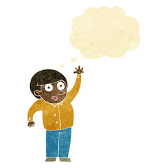 cartoon man asking question with thought bubble