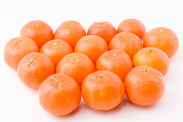 hill of fresh aromatic tangerine and orange