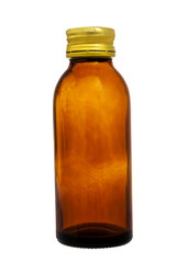 Bottle of energy drink isolated, Clipping path