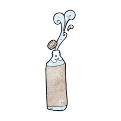 cartoon juice bottle