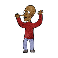 cartoon mean man