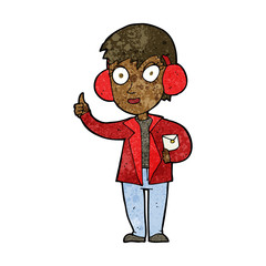 cartoon air force woman