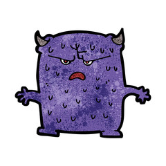 cartoon little alien