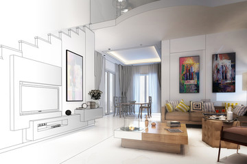 Modern furnishing (project)