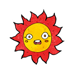 cartoon sun