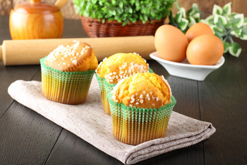 Fresh muffins homemade