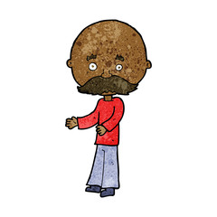 cartoon man with mustache