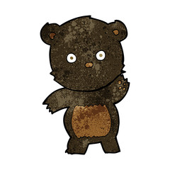 cute cartoon black bear