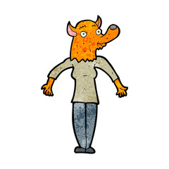 cartoon fox woman