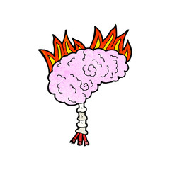 cartoon brain