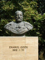 Bust sculpture of Emanuil Gojdu