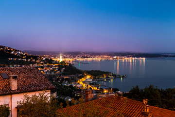 lighthouse in the evening