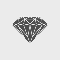 Diamond icon - Vector © Oleksandr Yuhlichek