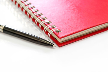 Colorful note book and pen