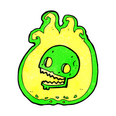 cartoon halloween flame border