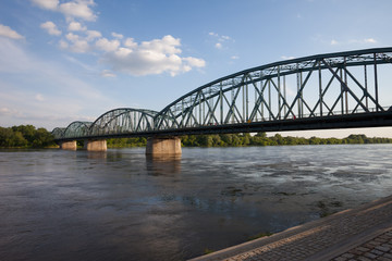 Pilsudskiego Bridge on Vistula River in Torun