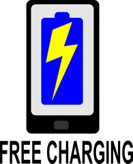 Free Charging sign