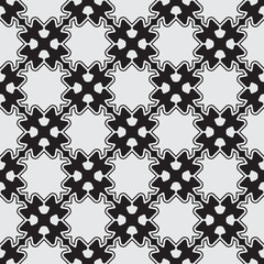 Black seamless pattern