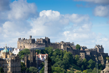 Fototapeta premium Edinburgh city from Calton Hill, Scotland, uk,