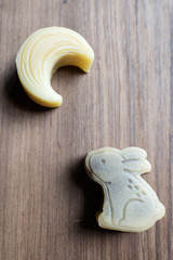 Rabbit and Moon Custard Cake