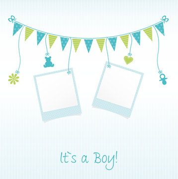 Sweet Baby Card "It`s a Boy"