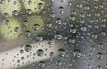 water drop on window